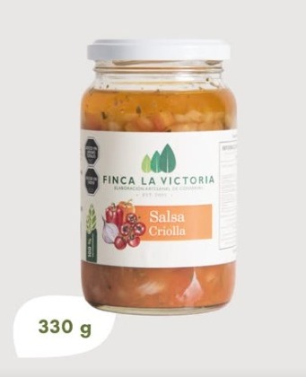 SALSA CRIOLLA FINCA LA VICTORIA