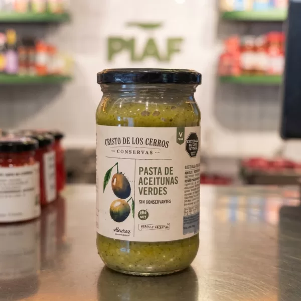 Pasta de aceitunas verdes Cristo de los cerros
